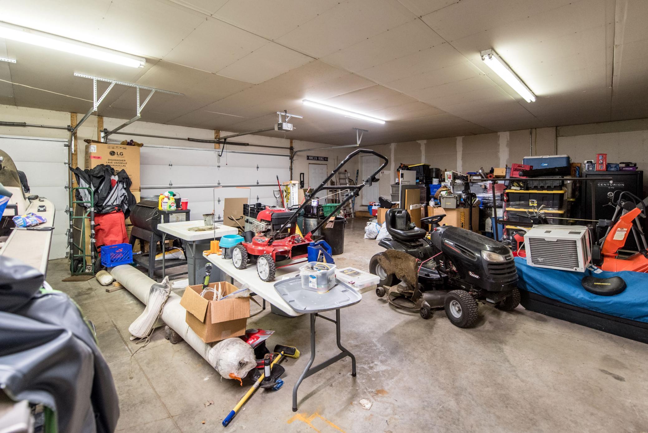 Insulated garage interior