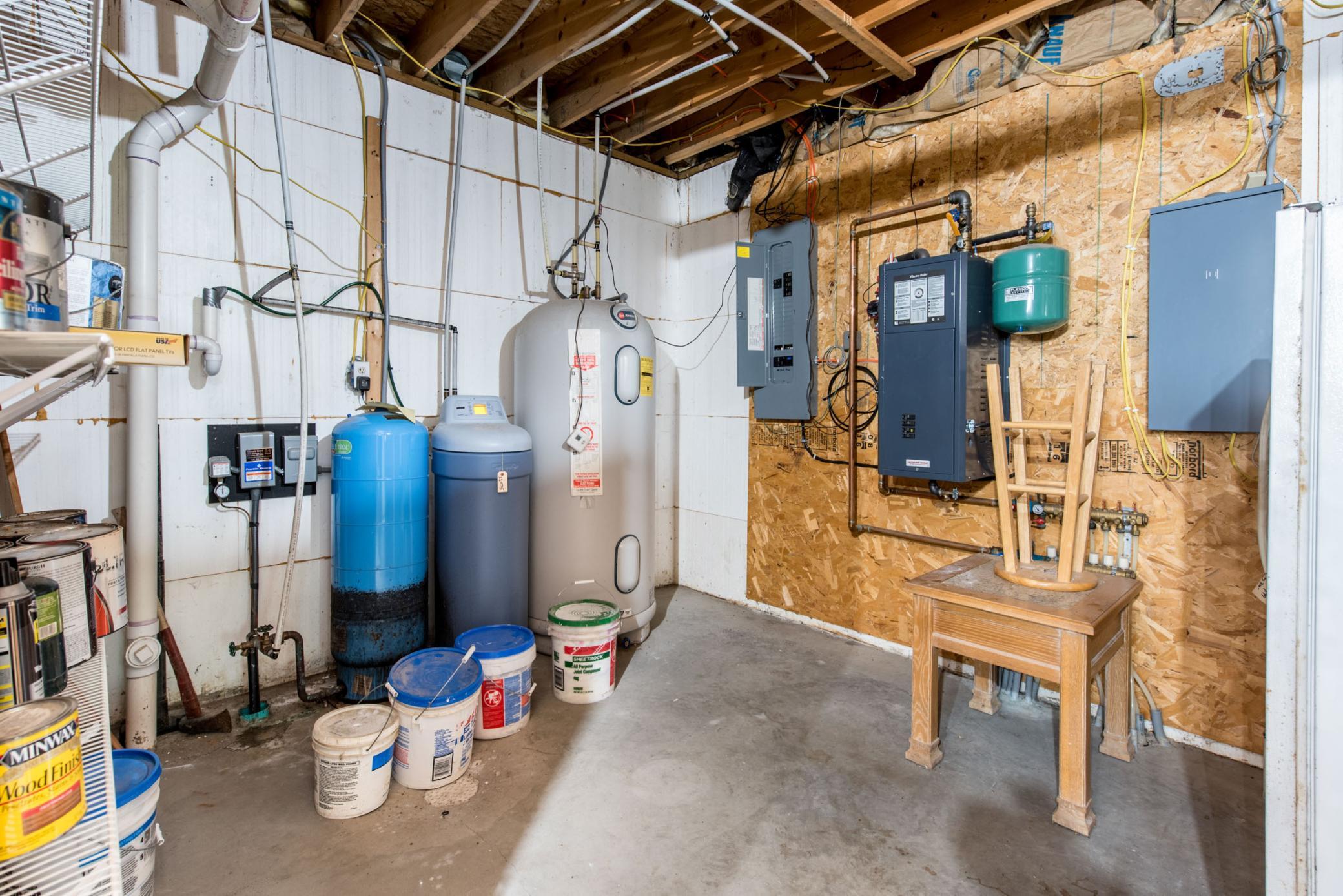 Also electric boiler for in floor heat