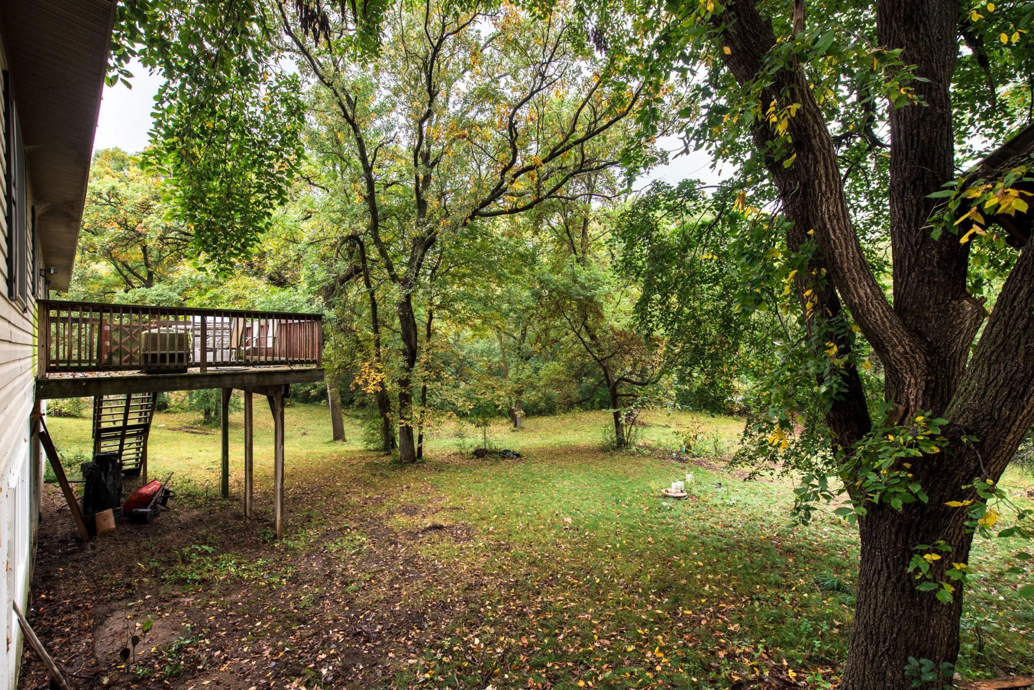 Private back yard
