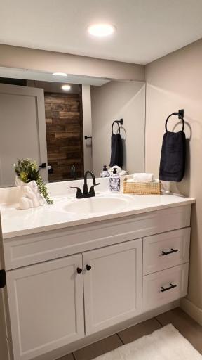 Primary bathroom vanity