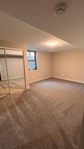 Lower level primary bedroom