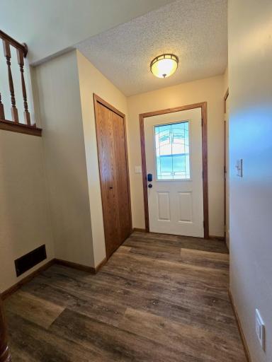 Split entry with closet