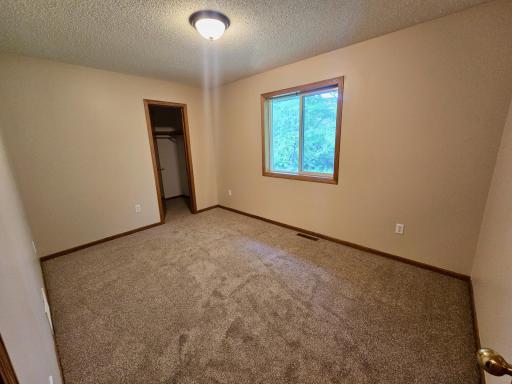 Upper level bedroom, walk in closet.