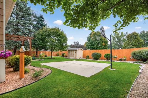 Yes, and even a basketball court - or great spot for a firepit area
