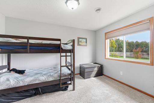 Let the morning sun gently wake you in this bright, east-facing third bedroom.