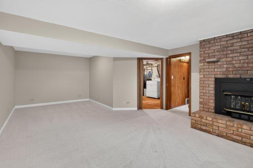 Lower level: family room and bonus area for office, playroom, or workout equipment