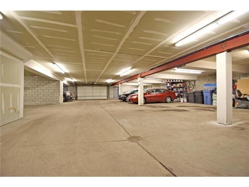 Underground Heated Garage with 2 parking spots! A must with MN winters!