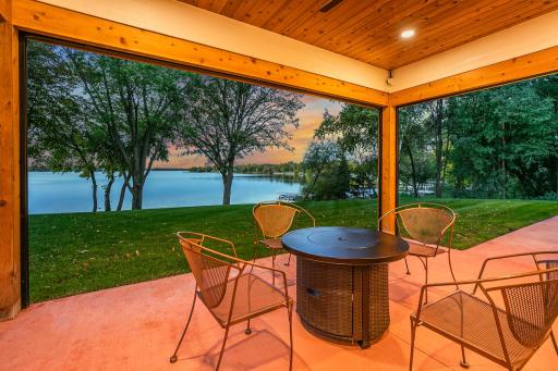 Unparalleled lakeside setting for twilight entertaining or serene morning coffees.