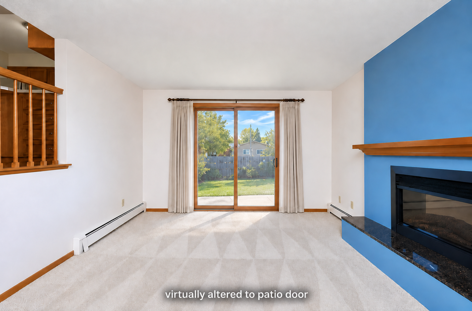 patio door virtually altered