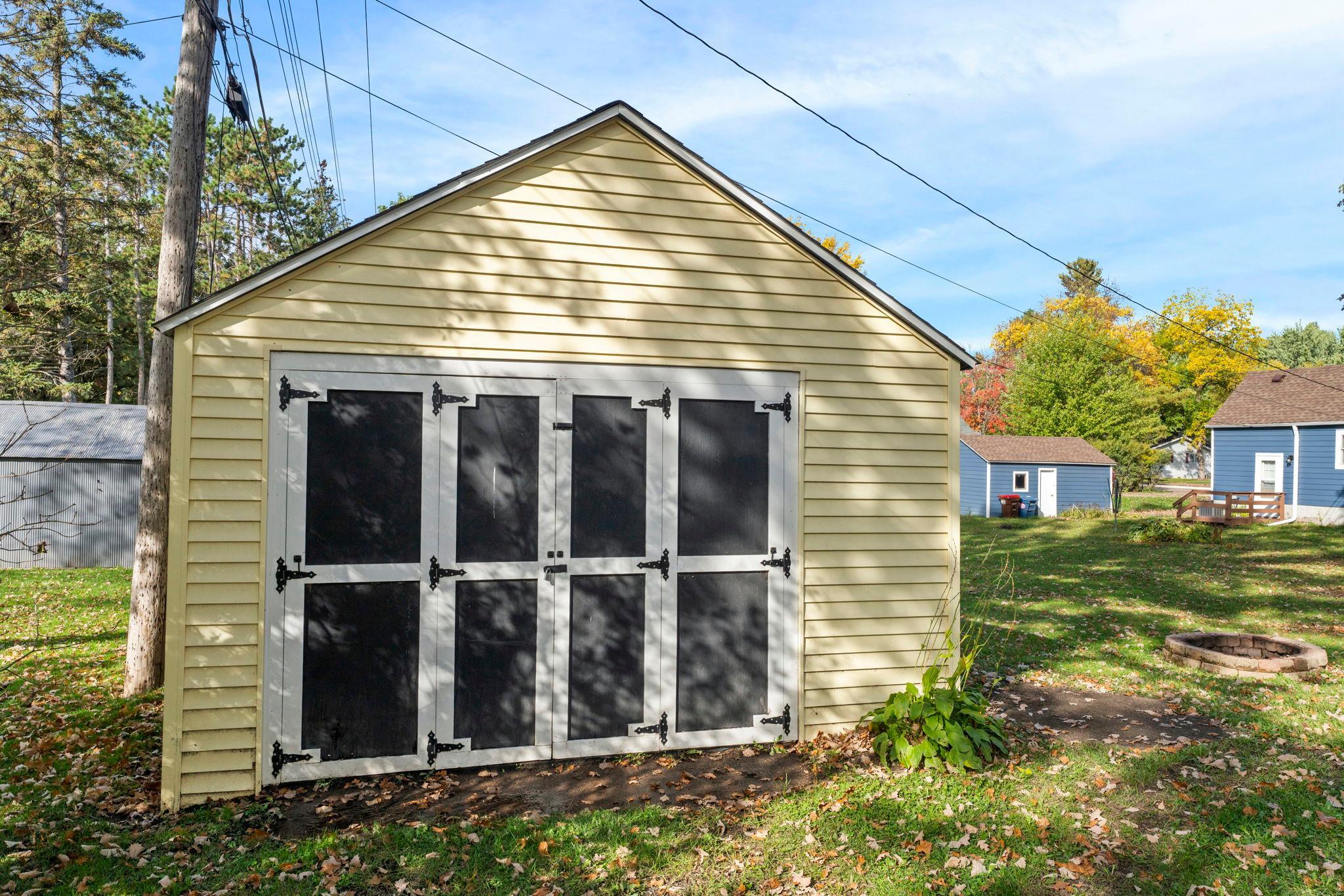 Garage (currently used for storage)