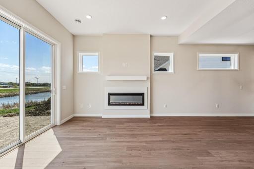 Gathering Room. Photos are of similar home; options and features will vary.