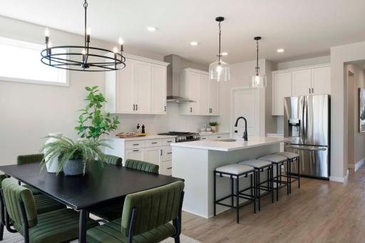 Photos are from previous model home. Options and features will vary.