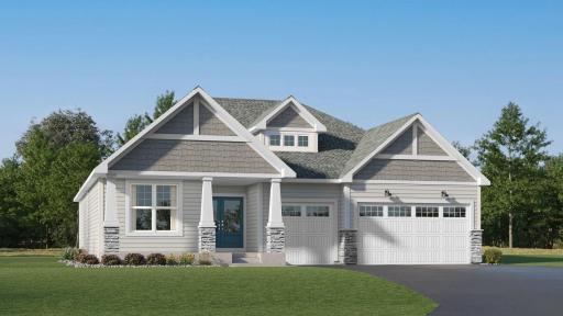 Photo for 11360 Masters Street N, Lake Elmo, MN 55042 - listing #7150616 (Exterior rendering, actual home's finishes will vary.)