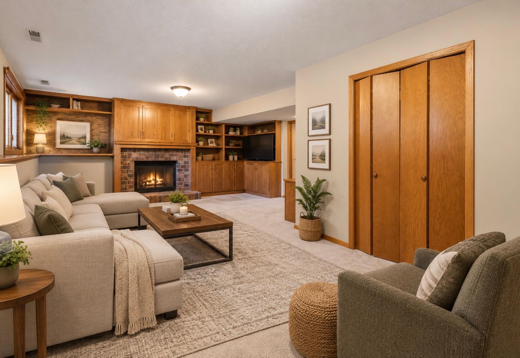 Lower level living by the cozy fireside! PHOTO AI ENHANCED.jpeg