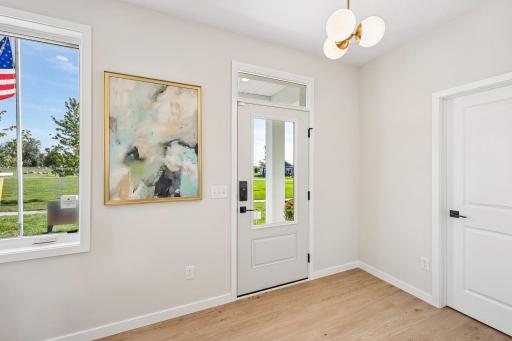 Inviting large foyer. Photos are from similar home; colors, options and features will vary.