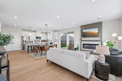 Love the open concept! Entertaining will be a breeze! Photos are from similar home; colors, options and features will vary.