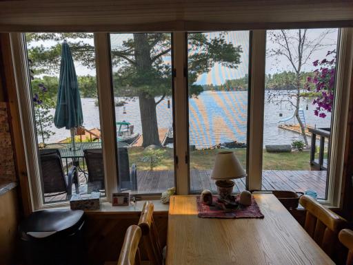 Lake View from Dining Table