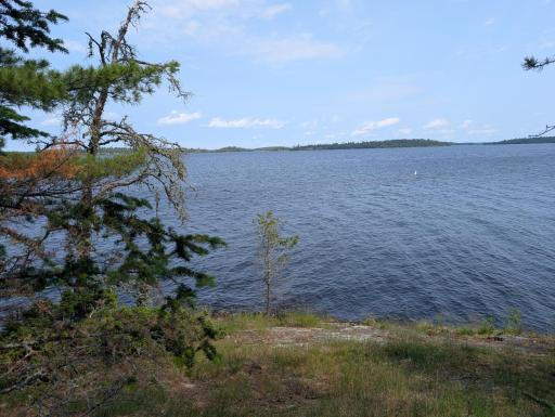 North facing shoreline sitting area