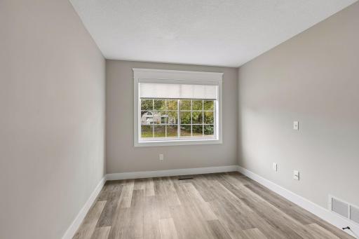 Bedroom two is very versatile to use a home office or guest bedroom .
