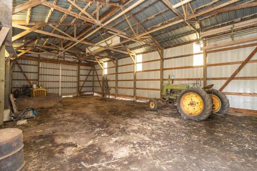 Inside of 30x60 shed