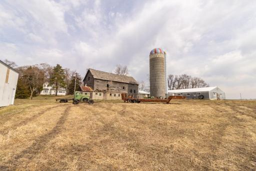 View from back of property to home
