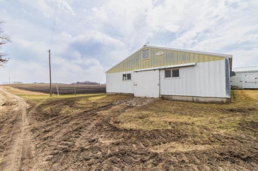 Front of 34x96 outbuilding