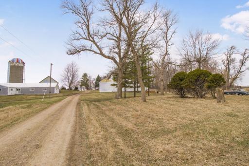Driveway leading to home