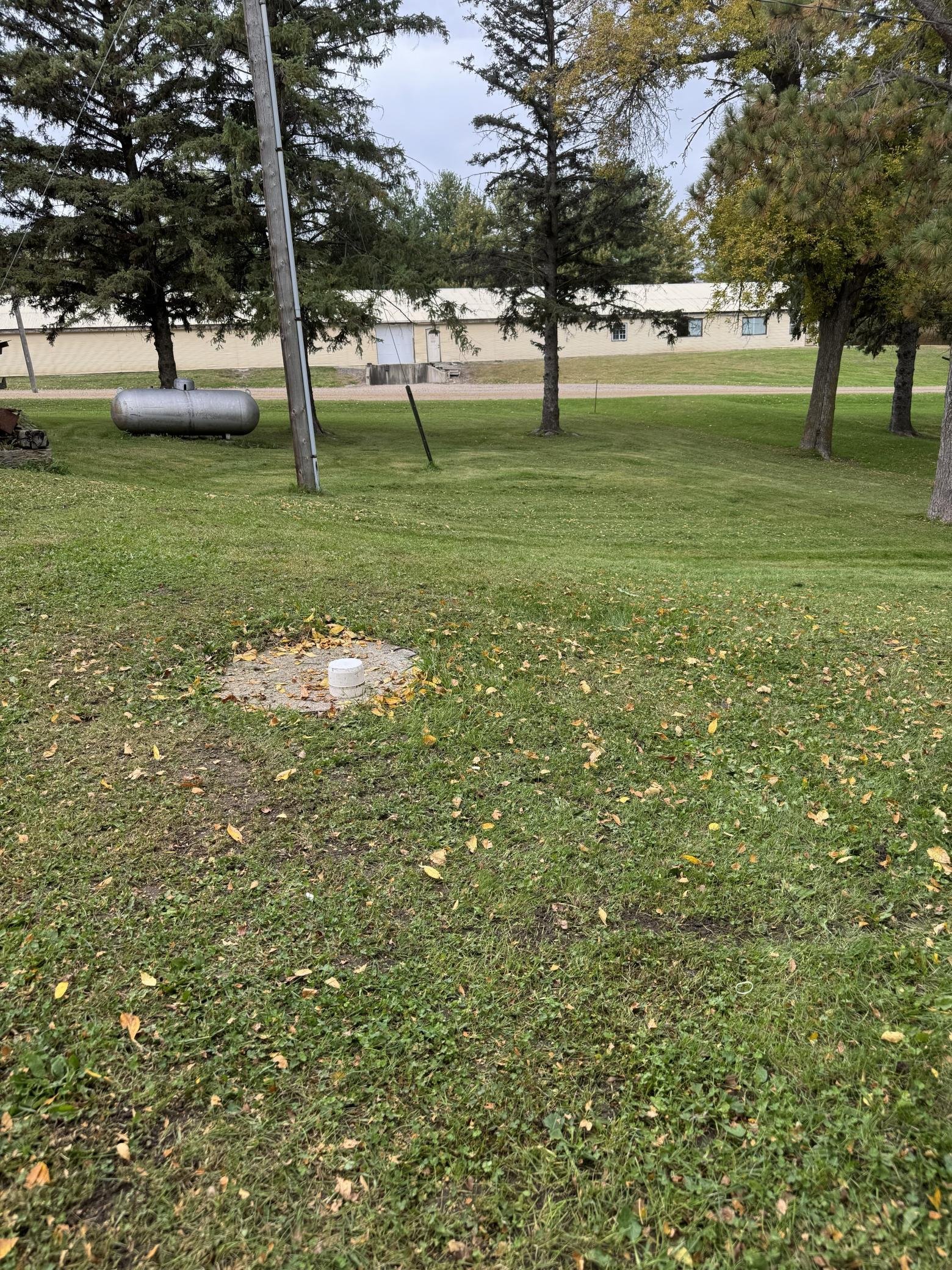 Septic and Gas Tank West of House