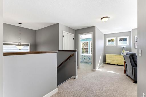Heading towards the front of the house, viewing the front bedroom and loft