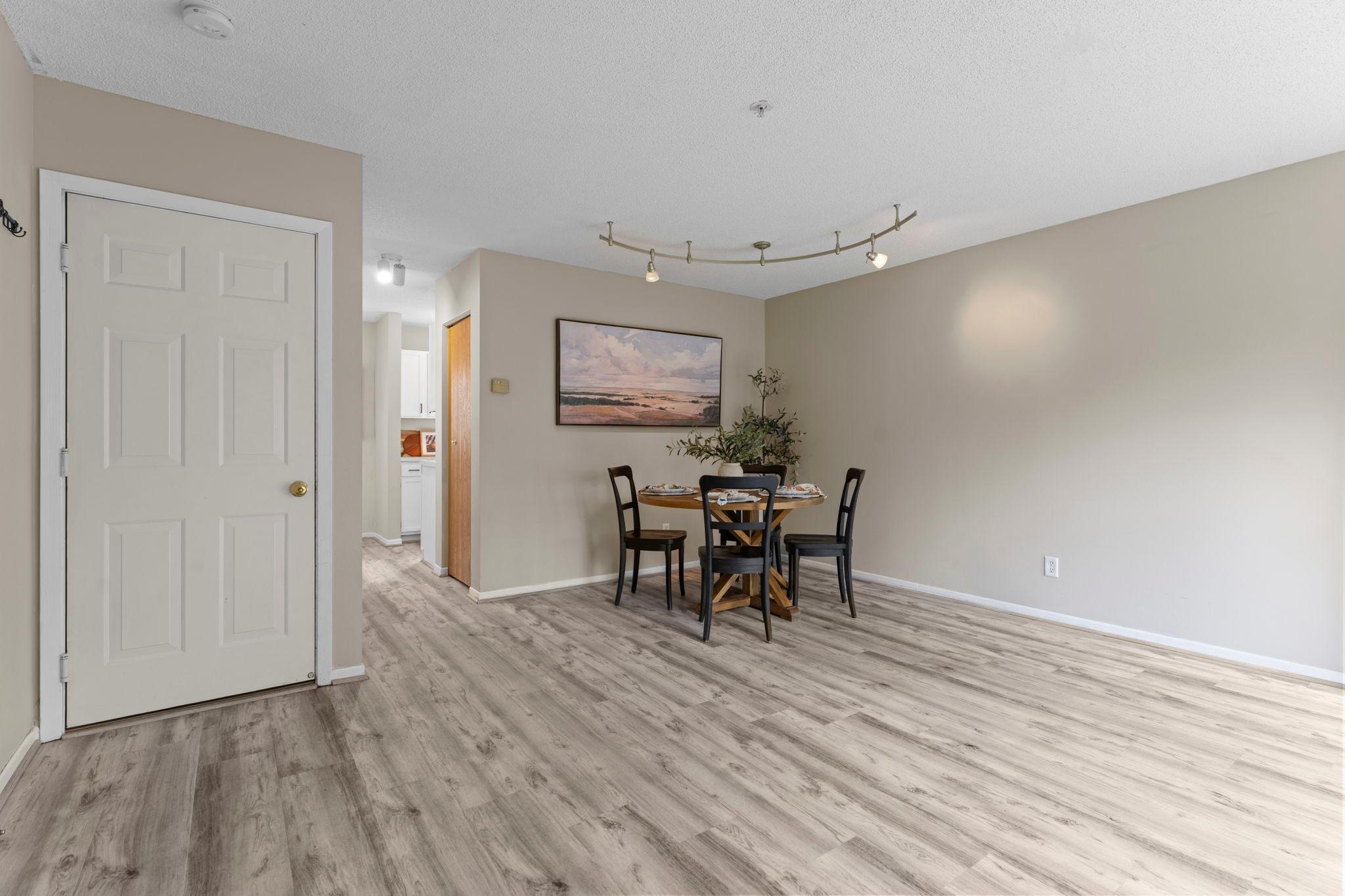 Main level dining and living room