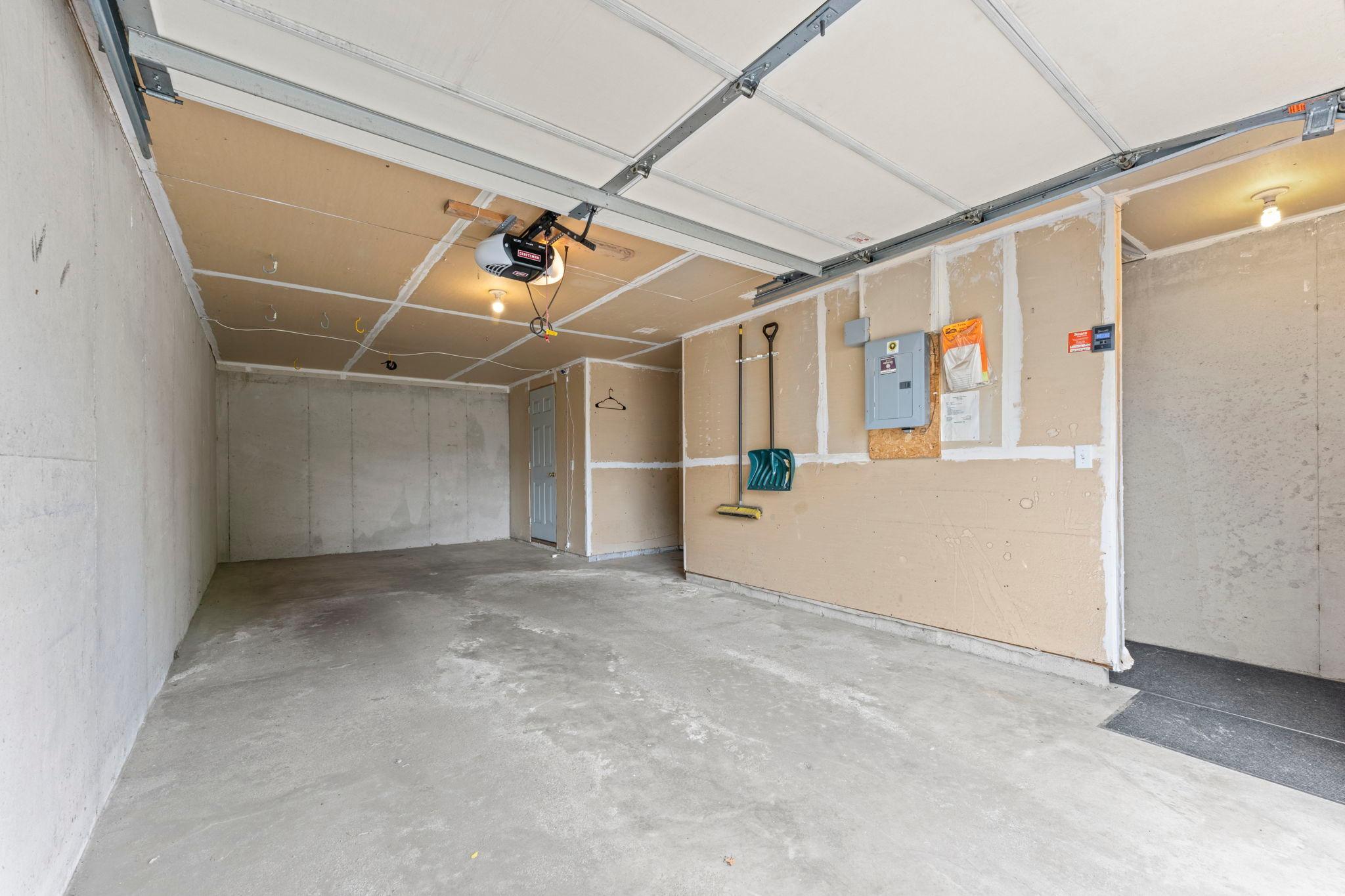 One car plus storage tuckunder garage
