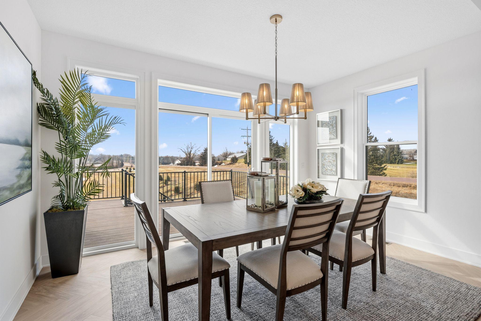 Enjoy the beautiful views while dining
