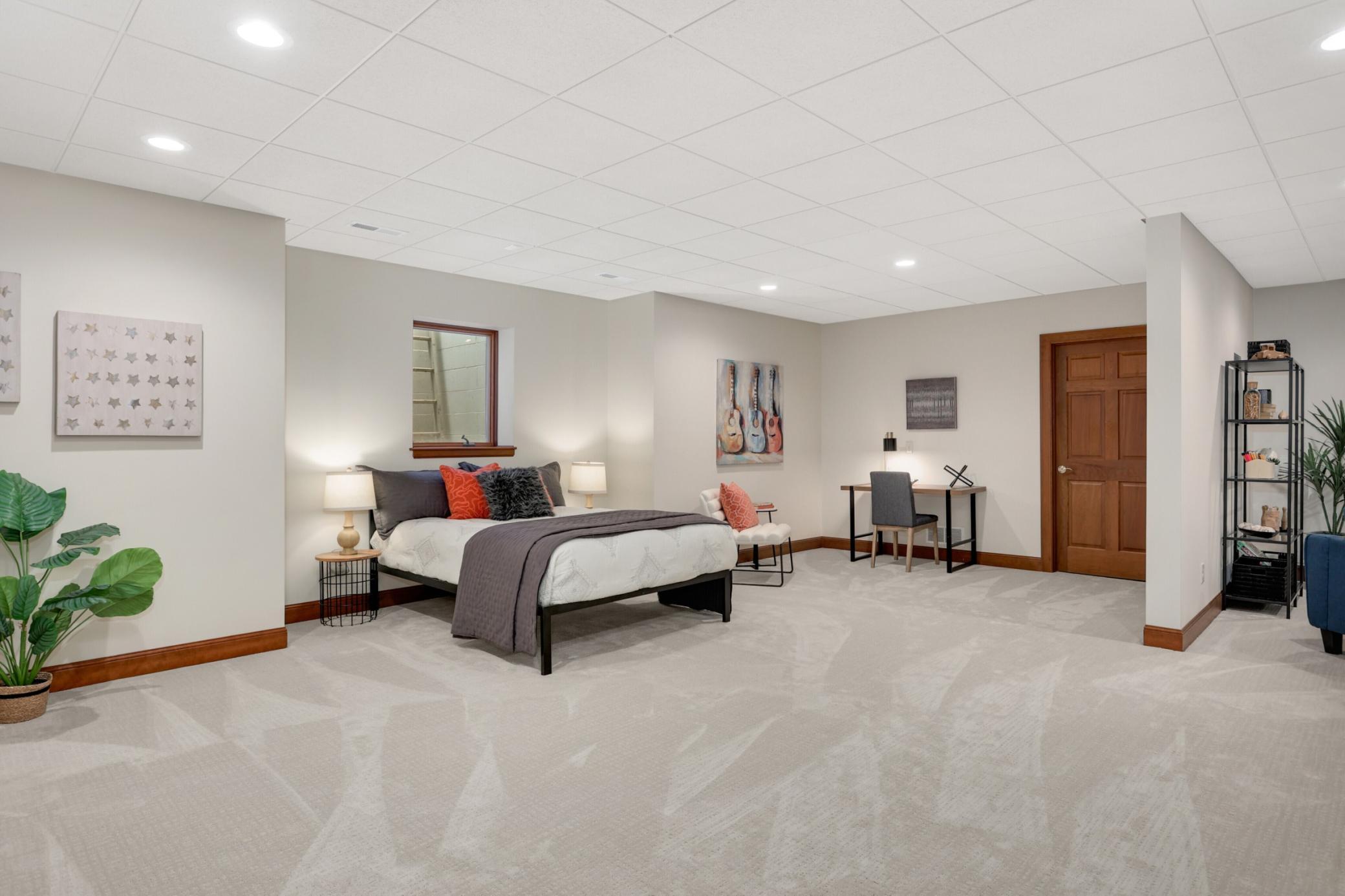 Now staged as rec room