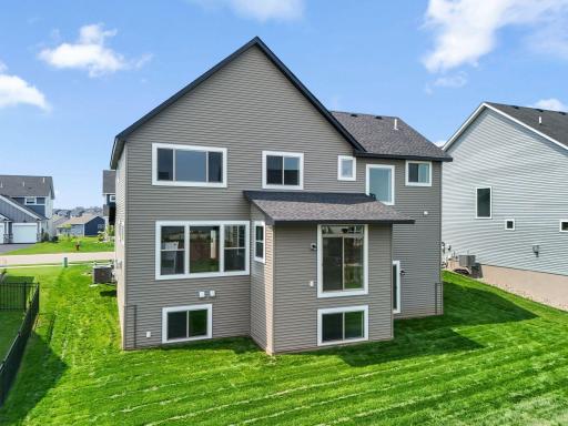 Look0out windows in the lower level make the whole house bright!