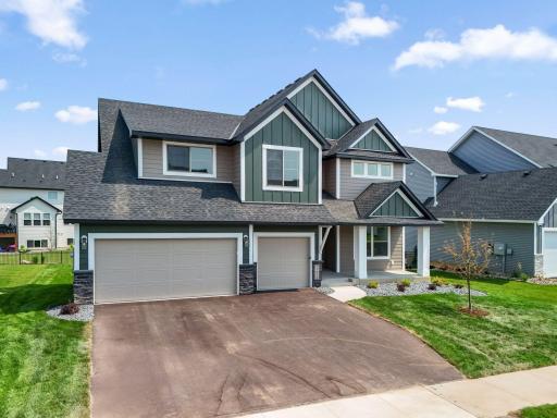 Complete with sod, irrigation and landscaping