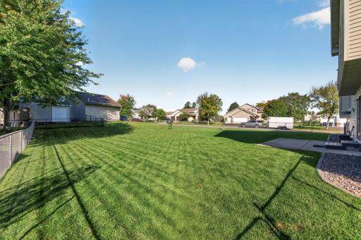 Massive backyard and fully fenced which makes it perfect for entertaining friends and family, while providing plenty of room for kids and pets to safely play