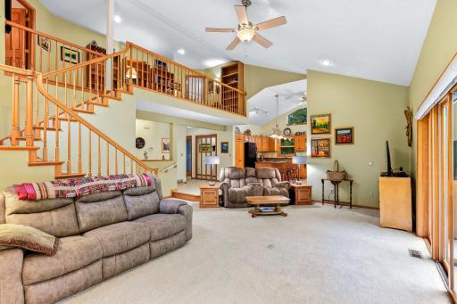 Beautifully Vaulted Ceiling with Loft Overlook