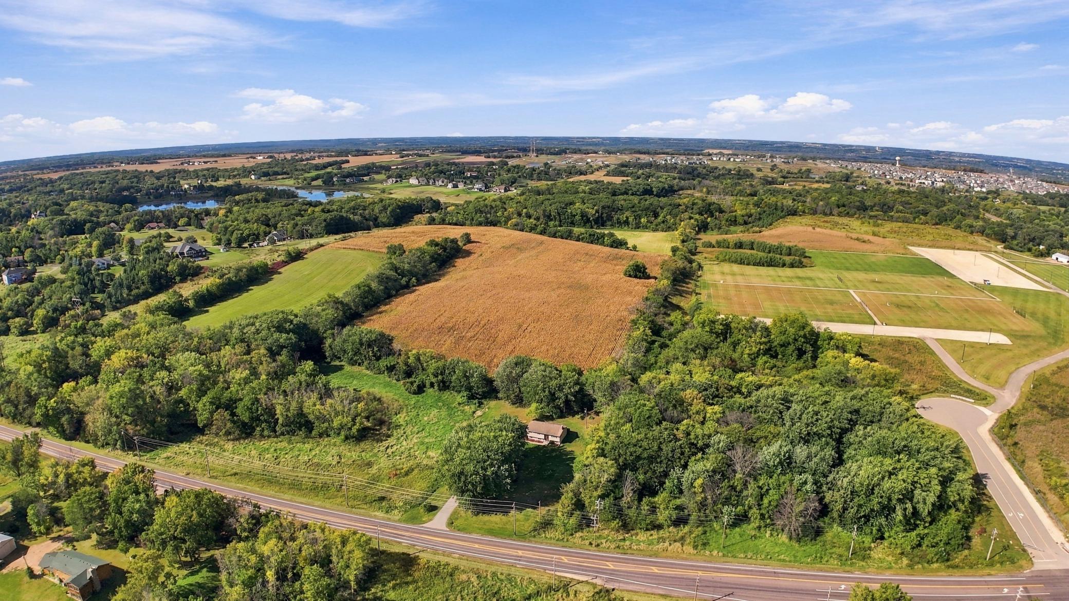 Rare! 36-acre lakeside property in Shakopee offering exceptional privacy & beauty with possibility of future development potential