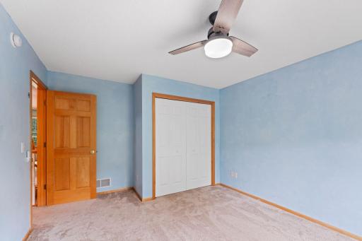 First of four bedrooms on upper level.