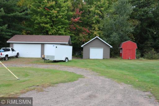 22 x 32 insulated shop, 16 x 16 garage, and 8 x 12 storage building.