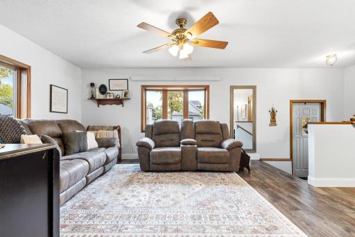 Nice naturally bright living room at the front of the home