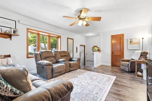 There's a good sized storage closet to the right, and sunken front entryway