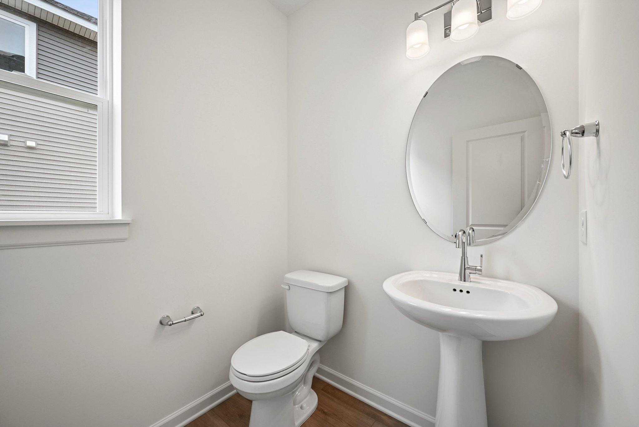 Powder Room on Main Floor
