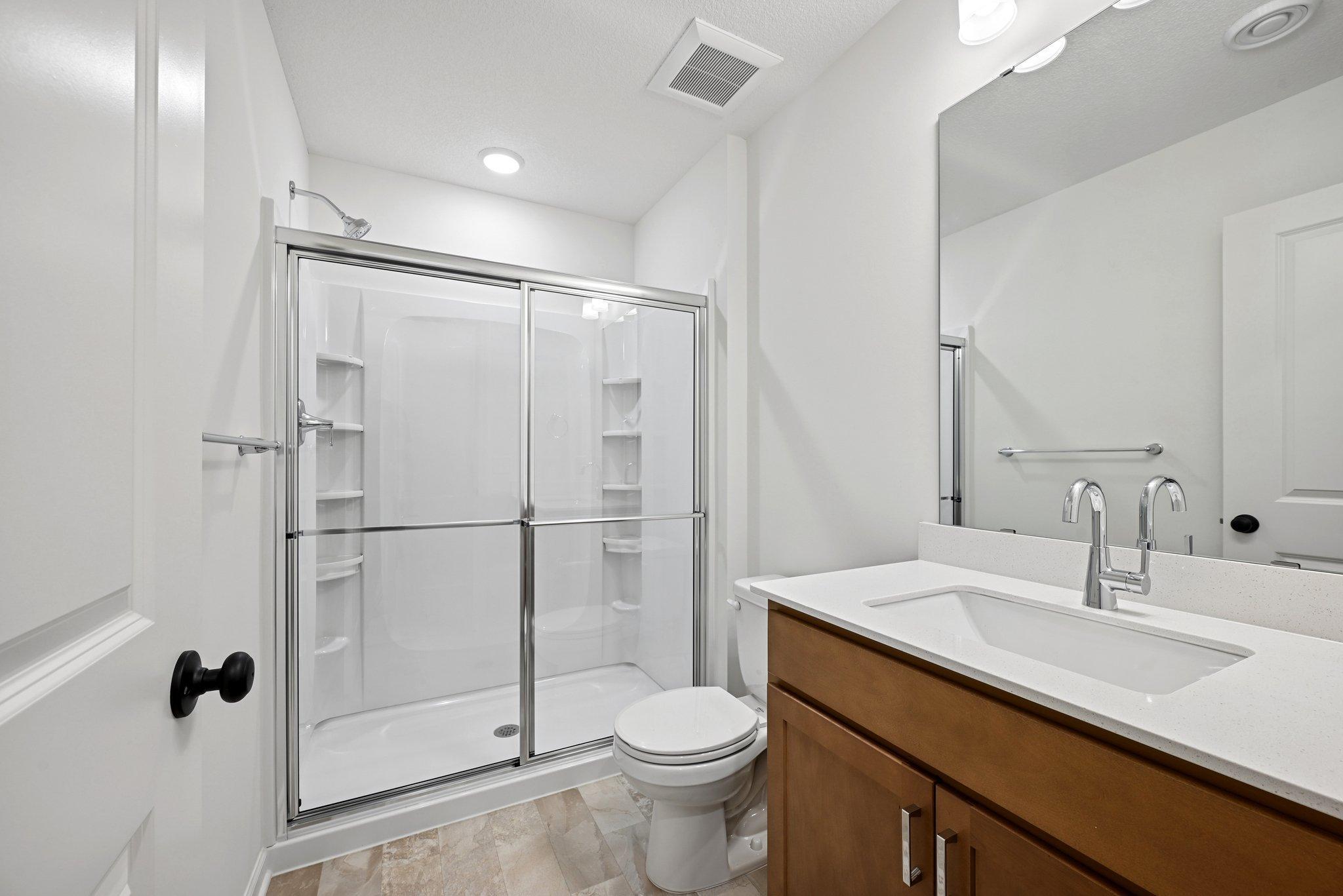 3/4 Bath Downstairs
