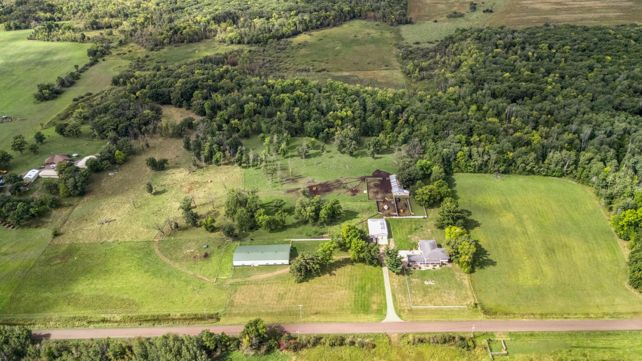 Stunning 35 acre farm with 2 story home plus outbuildings
