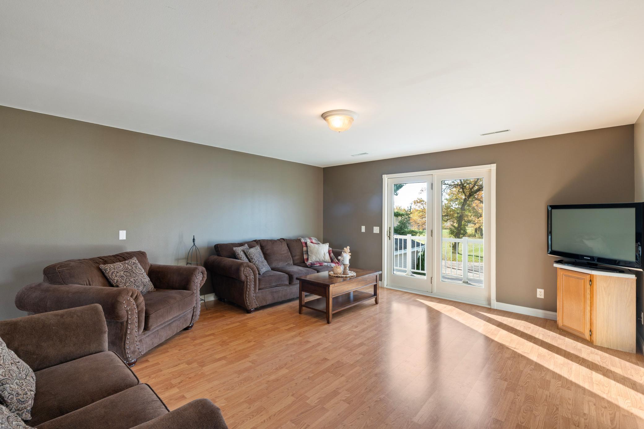 Living room 3 upstairs with balcony access