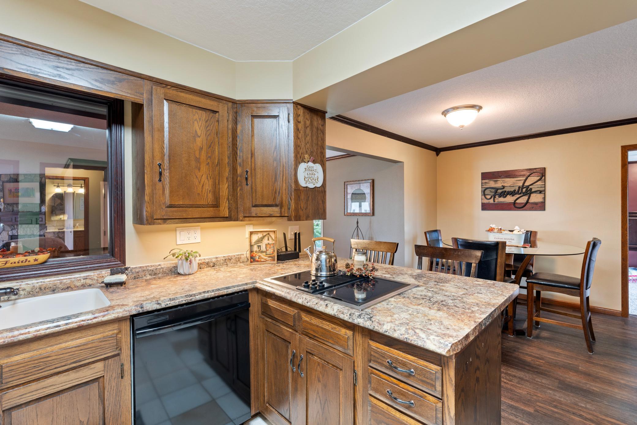 Built in appliances in kitchen!
