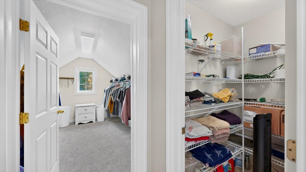 Primary Walk-In Closet + Large Linen Closet