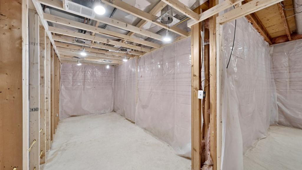 Basement Framed Closet