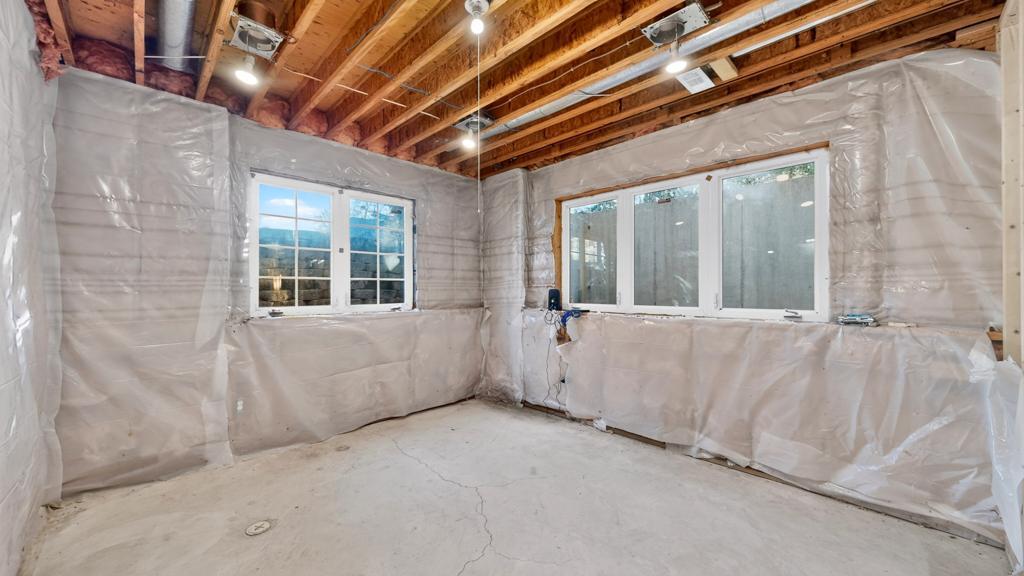 Basement Framed Room